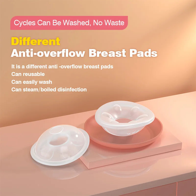 Dr.isla Silicon 2Pcs Breastpad Saver Shield Breast Milk Collector BPA