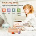 Load image into Gallery viewer, Wooden Baby Toys High Quality Pine Wood Bouncing Toy Montessori Toys
