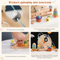 Load image into Gallery viewer, Montessori Toys Baby Wooden Aviation-themed Beaded Planet Toys
