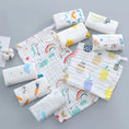 Load image into Gallery viewer, Baby Towel 100% Cotton Bath Towel 6 Layers Gauze Face Washcloth
