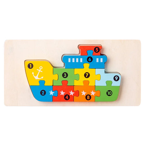 Montessori Wooden Toddler Puzzles for Kids Montessori Toys for