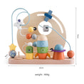 Load image into Gallery viewer, Montessori Toys Baby Wooden Aviation-themed Beaded Planet Toys
