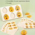 Load image into Gallery viewer, Kids Emotion Puzzles Montessori Parish Toys Expression Matching Board
