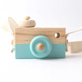 Load image into Gallery viewer, Wooden Fashion Camera Baby Toys Pendant Baby Block Montessori Toys for
