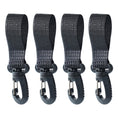 Load image into Gallery viewer, 1-4pcs Baby Stroller Hooks Baby Car Seat Clip Aluminum Alloy Carabiner
