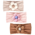 Load image into Gallery viewer, 3Pcs Baby Headbands Newborn Baby Girl Flower Nylon Headbands Soft
