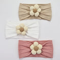 Load image into Gallery viewer, 3Pcs Baby Headbands Newborn Baby Girl Flower Nylon Headbands Soft
