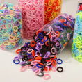 Load image into Gallery viewer, 20/50/100PCS Colorful Basic Nylon Ealstic Hair Ties for Girls Ponytail
