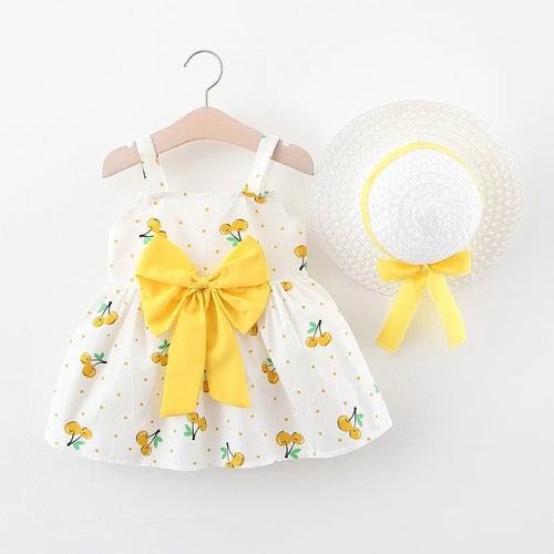 2Piece Set Summer Toddler Dresses For Girls Korean Fashion Flowers