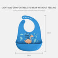 Load image into Gallery viewer, 1pcs Waterproof Baby Bibs Cartoon Dinosaur Printed Kids Bibs
