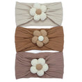 Load image into Gallery viewer, 3Pcs Baby Headbands Newborn Baby Girl Flower Nylon Headbands Soft
