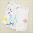 Load image into Gallery viewer, 5PCS Baby Feeding Towel Teddy Bear Bunny Dot Chart Printed Children
