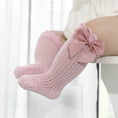 Load image into Gallery viewer, lawadka 0-24M Baby Girl Socks Toddler Big Bow Cotton Summer Mesh
