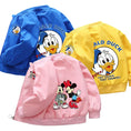 Load image into Gallery viewer, Spring Baby Boys Girls Coats Cartoon Mickey Mouse Hoodies Jacket For
