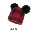 Load image into Gallery viewer, Parent-Child Christmas Hat Big Pompom Mother Kids Knit Beanie Cap
