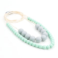 Load image into Gallery viewer, LOFCA Silicon Beads Necklace Baby Silicone Teething Nursing Necklace
