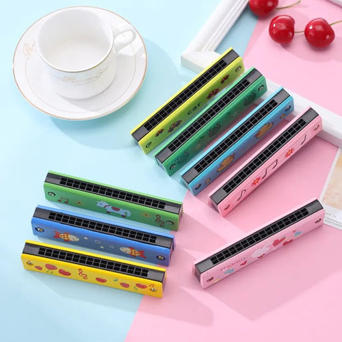 3Pcs 16 Holes Harmonica Musical Instrument Montessori Educational Toys