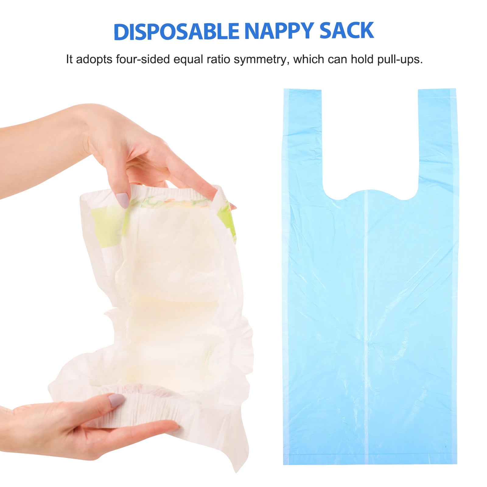 90PCS/Box Disposable Diaper Bag Fragrance Nappy Sack With Scent