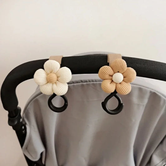 Baby Stroller Hook Sweet Flower Children Cart Umbrella Hanging Bag