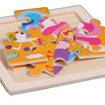 Load image into Gallery viewer, Hot Sale 11X11CM Kids Wooden Puzzle Baby Cartoon Animal Traffic
