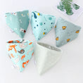 Load image into Gallery viewer, 5pcs Baby Saliva Towel Triangle Scarf Pure Cotton Bandana Waterproof
