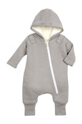 Load image into Gallery viewer, Smart Cuddly Jumpsuit + Bib - Gray
