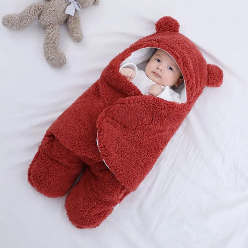 2024 Autumn Winter Infant Toddler Thicken Cashmere Receiving Blankets