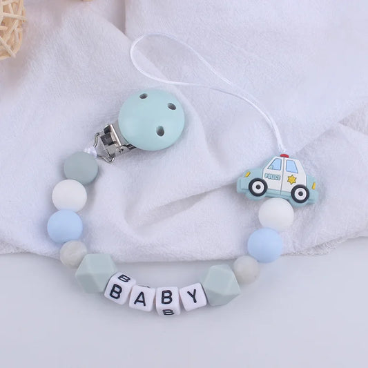 Custom Baby Personalized Name Pacifier Clips Dummy Nipples Holder