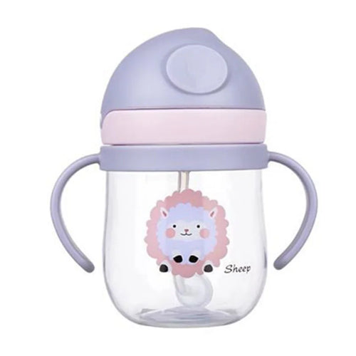 Dr.isla BY01 250ML Kids Water Sippy Cup Baby Feeding Cup with Straws