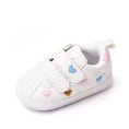 Load image into Gallery viewer, Baby White PU Sneaker Non-slip for Toddler Boys and Girls Cute
