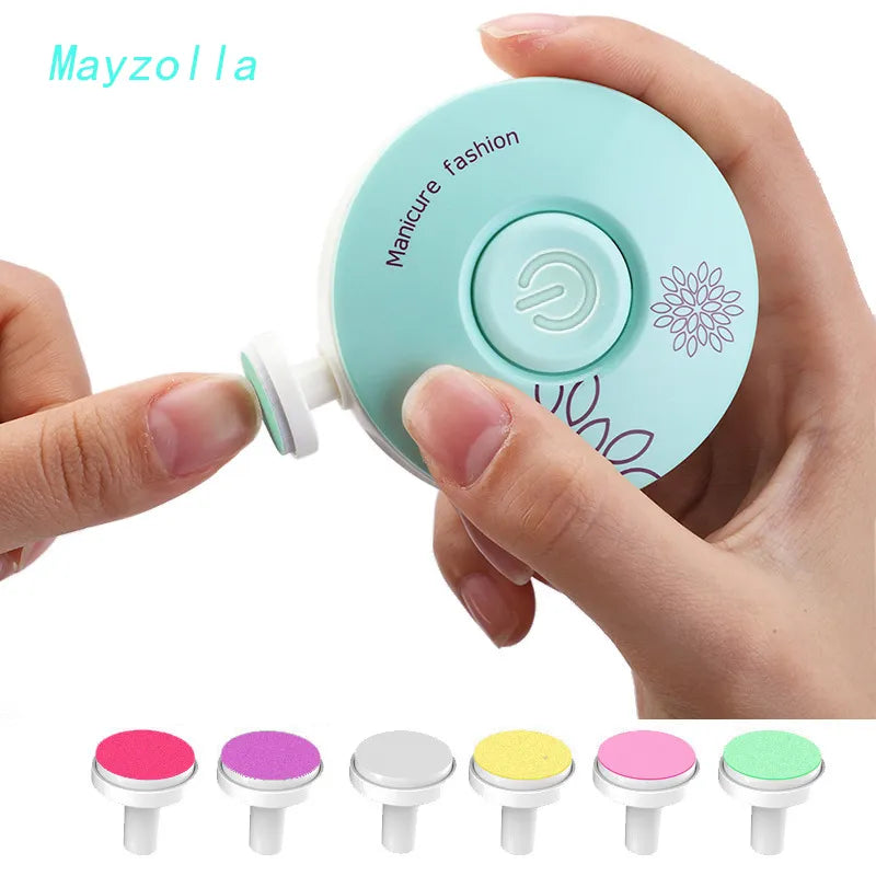 Electric Baby Nail Trimmer Kid Nail Polisher Tool Infant Manicure