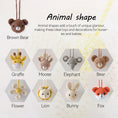 Load image into Gallery viewer, 1pc Baby Animal Crochet Rattle 0 12 Months Baby Toys Mother Kids
