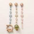 Load image into Gallery viewer, 1pcs Baby Silicone Pacifier Chains, Flower  Anti Loss Adjustable
