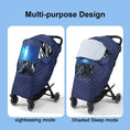 Load image into Gallery viewer, Universal Waterproof Winter Thicken RainCover Pushchairs Raincoat Full
