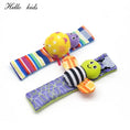 Load image into Gallery viewer, Cartoon Plush Socks Wrist Strap Rattles Baby Toys 0-12 Months Newborn
