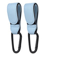 Load image into Gallery viewer, 1/2pcs PU Leather Baby Bag Stroller Hook Pram Rotate 360 Degree
