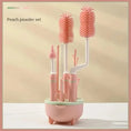 Load image into Gallery viewer, 4Pcs Silicone Bottle Brush for Babies 3 Color Long Handle Cleaning
