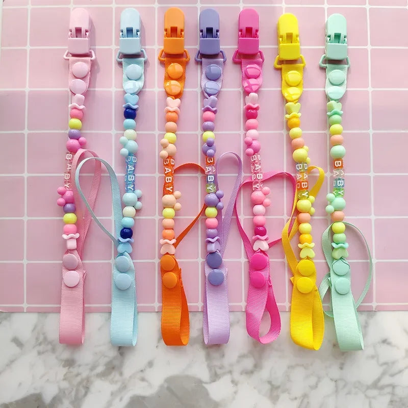 New Baby Pacifier Clip Chain Dummy Holder For Nipples Children