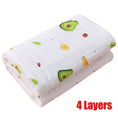 Load image into Gallery viewer, Baby Bath Towel Cartoon Print 6-layer Newborn Towel Cotton Blankets
