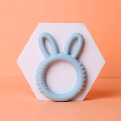 1/4pcs Baby Silicone Teether Bunny Baby Pacifier Bite Happy Children