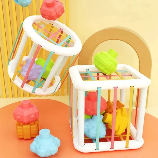 Colorful Shape Blocks Sorting Game Baby Montessori Learning