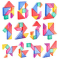 Load image into Gallery viewer, Magnetic Colorful 3D Tangram Jigsaw Toy Kid Logical Thinking Training
