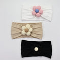 Load image into Gallery viewer, 3Pcs Baby Headbands Newborn Baby Girl Flower Nylon Headbands Soft
