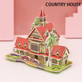 Load image into Gallery viewer, 3D Paper Puzzle Montessori Miniature Houses Funny Carton Construction
