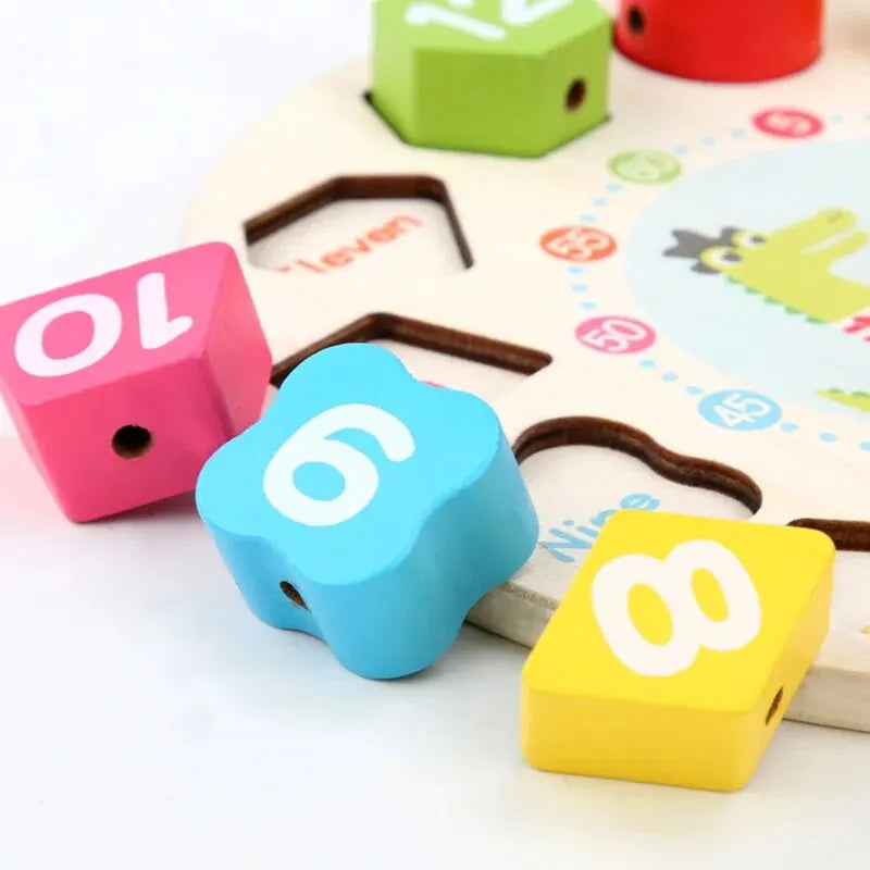 Montessori Wooden Toys for Boy Girl Gift Baby Development Games Lion