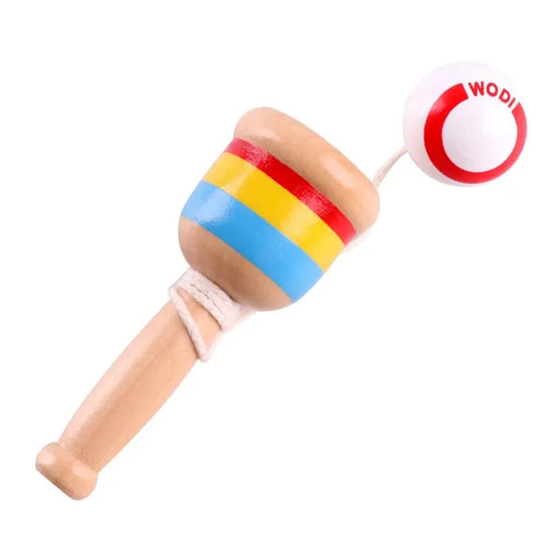 Montessori Toy Wooden Skill Sword Cup Develop Intelligence Smooth Toys