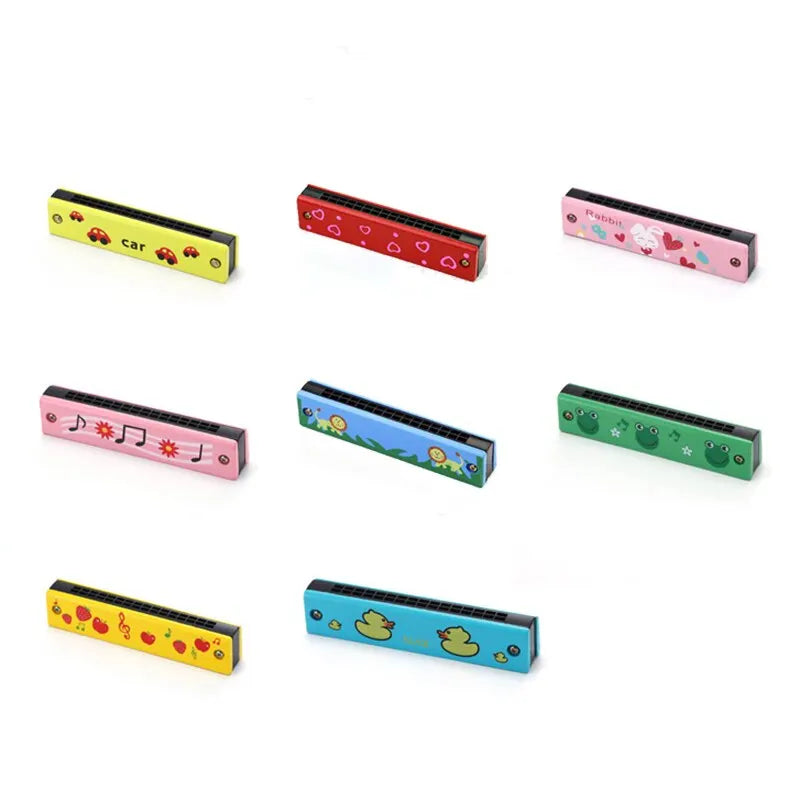 3Pcs 16 Holes Harmonica Musical Instrument Montessori Educational Toys