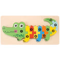 Load image into Gallery viewer, Montessori Wooden Toddler Puzzles for Kids Montessori Toys for
