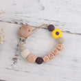 Load image into Gallery viewer, Handmade Free Personalized Name Silicone Wood Pacifier Clips Safe
