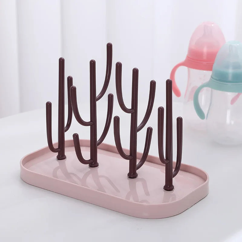 Baby Feeding Bottle Drain Rack Nipple Feeding Cup Holder Storage